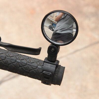 

Universal Bicycle Handlebar Mirror Handlebar Rearview Mirror 360 Degree Rotate for Bike MTB With Install Belt