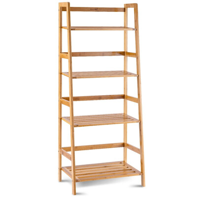 

Multifunctional 4 Shelf Bamboo Plant Flower Storage Stand Rack