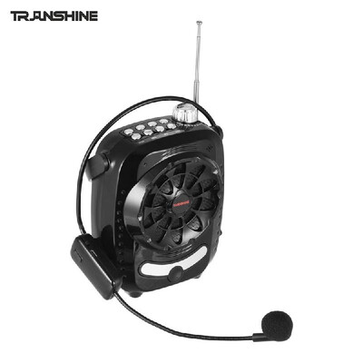 

TRanshine LY-021S Multifunctional Portable Mini Audio Speaker Voice Amplifier with UHF Wireless Microphone Support FM MIC BT