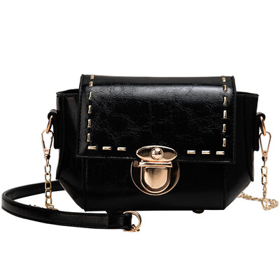 

Chao Korean version of the pearl lock small square bag wild fashion chain shoulder diagonal package