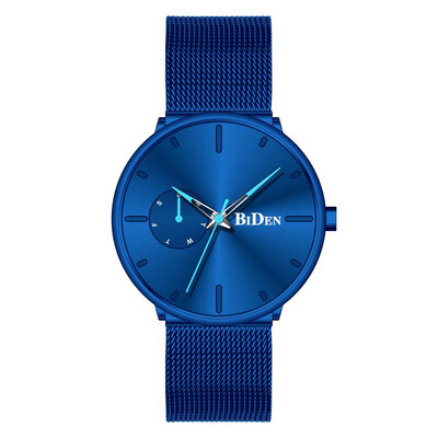 

BIDEN Biden new mens watch fashion business waterproof net with quartz watch mens watch
