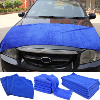 

60160cm Large Blue Microfibre Towel for Car Drying Cleaning Waxing Polishing