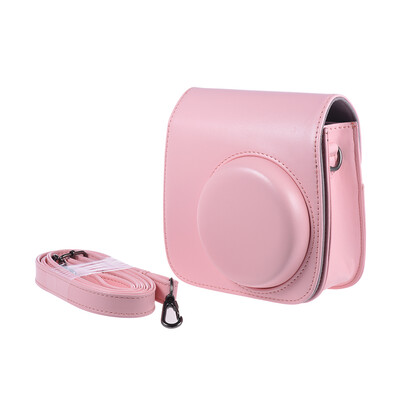 

PU Protective Camera Bag Carrying Case Pouch Cover Protector Vintage w Shoulder Strap Album Pocket for Fujifilm Instax Mini 88s