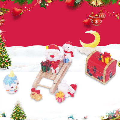 

Siaonvr Dollhouse Miniature Scene Model Christmas Gift Set Decoration Pretend Play Toy