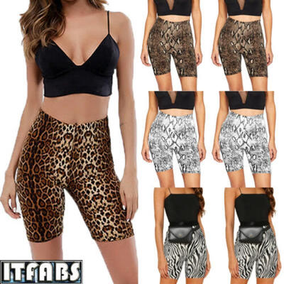 

Womens Yoga Fitness Shorts Fitness Hot Pants Summer Casual Print Slim Shorts