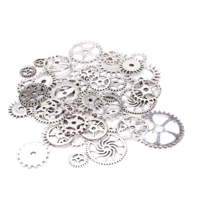 

40pcs Fashion Steampunk Wheel Gear Pendant Charms Watch Bracelet Jewelry Finding