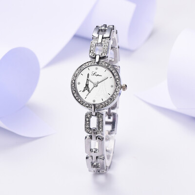 

〖Follure〗Fashion Simple Casual Small And Exquisite Alloy Strap Ladies Bracelet Watch