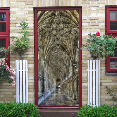 

〖Follure〗Door Sticker Decorative Painting BedroomLiving room TV Wall Decoration Wall Stic