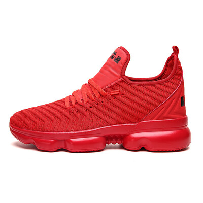 

Mens shoes summer 2019 new fashion trend casual shoes breathable flying mesh shoes comfortable wild sports shoes men