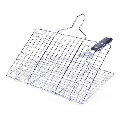 

Grilling Basket Non-Stick Barbecue Basket Removable Heavy Duty BBQ Tools Grill Basket for Meats Fish Vegetables Steak