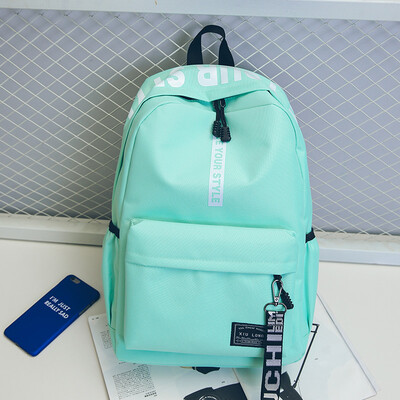 

Ins schoolbag female Korean version of senior high school students Chaobai male simple junior high school students with ancient fe
