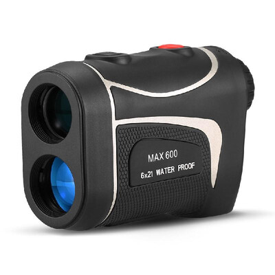 

600M Golf Laser Rangefinder Precision Range Finder 6X Magnification Distance Meter Angle Height Range Finder for Golf Hunting Hors