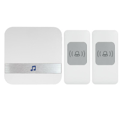 

Wireless Smart Ding-dong Doorbell with 1Indoor Unit 2Outdoor Unit 52 Ring Tone Options 4 Levels Volume Range Adjustable for Home