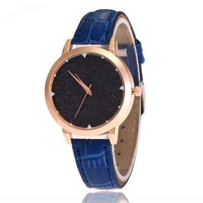 

Aibo explosion star sky hot trend belt womens watch