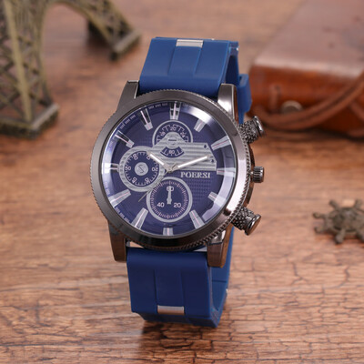 

Creative new fashion sports silicone watch mens men