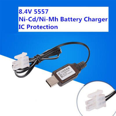 

5557-2P 84V USB Charger Cable with Protected IC For RC Battery Toys Car Ship Robot Battery Charger Parts