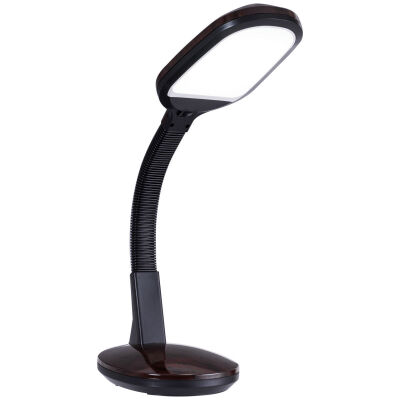 

LED Adjustable Gooseneck Energy Saving Desk Lamp-Walnut