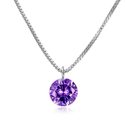 

Silver Color Necklace Waterdrop CZ crystal Zircon Stone Pendant Necklace Jewelry Women Bridal Wedding Collare Necklaces 47cm