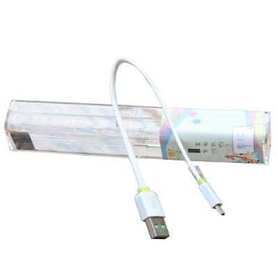 

Micro USB Lightning Cable Fast Charging Mobile Phone Bluetooth Cables 23cm For IPhone Android With Crystal Box-APPLE