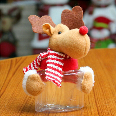 

〖Follure〗Santa Claus Snowman Elk Christmas Candy Packaging Christmas Candy Jar
