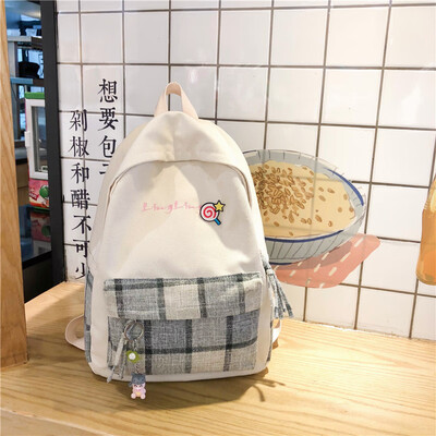 

Ins wind bag female Korean high school students small fresh mori ancient feeling girl rucksack backpack backpack