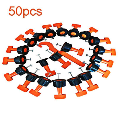

Tile Leveling System Kit 50Pcs Tile Leveler Spacers Tile Leveling Flooring Wall Leveling Locator System Ceramic Leveler with Speci