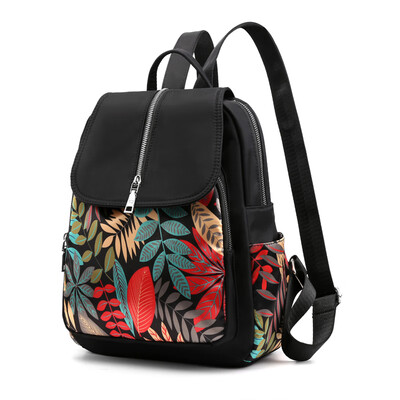 

Leisure backpack female national style printed backpack female backpack travel bag female