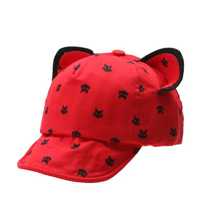 

Lovely Cat Sunhat baby Kids Baseball Cap Children Cartoon Peaked Cap