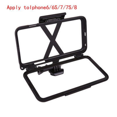 

Extreme Sports Case for iPhone 6 6s plus 7 8 Plus X with Wide Angle Lens for GoPro Accessories Adapter Biking Stand