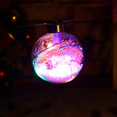 

〖Follure〗Christmas Tree Pendant Hanging Home Ornament Christmas Decoration Ball Light