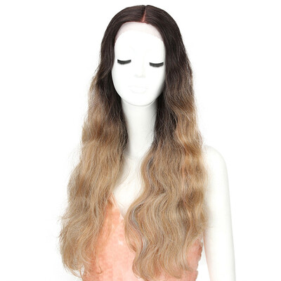 

Noble Synthetic Lace Front Wigs Long Natural Wave 30inch Omber Rainbow Color Pink Hair Wigs Heat Resistant Fiber Cosplay Wigs
