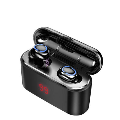 

HBQ Wireless Earphons True Bluetooth 50 Earphone Sport Handsfree Earbuds 3D Stereo Gaming Headset With Mic Charging Box