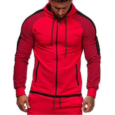 

Mens Hoodie Sweatshirt Men Hooded Jumper Pullover Long Sleeve Zip Tops Outwear