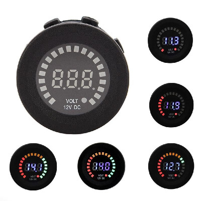 

DC 12V Car Motorcycle Boat Digital LED Panel Voltage Display Volt Meter Voltmeter