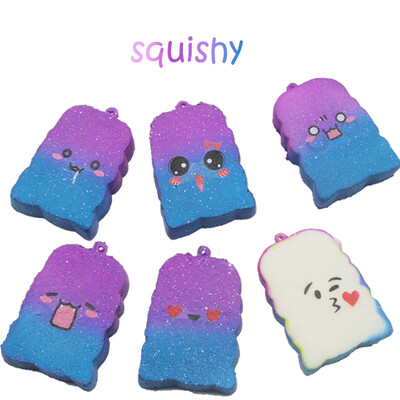 

Gotoamei Flexible Galaxy Toast Slow Rising Cartoon Cream Scented Stress Relief Toys
