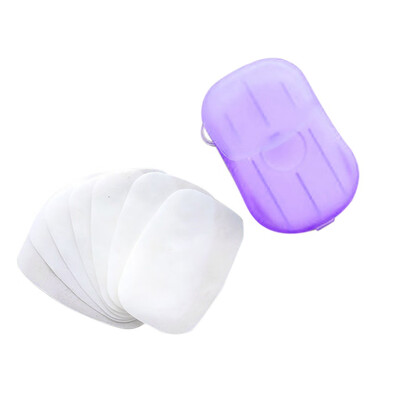 

〖Follure〗40Pcs Disposable Hand Washing Tablet Travel Carry Toilet Soap Paper
