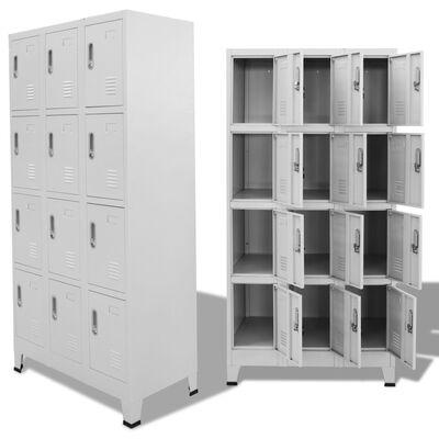 

Locker Cabinet with 12 Compartments 354"x177"x709"