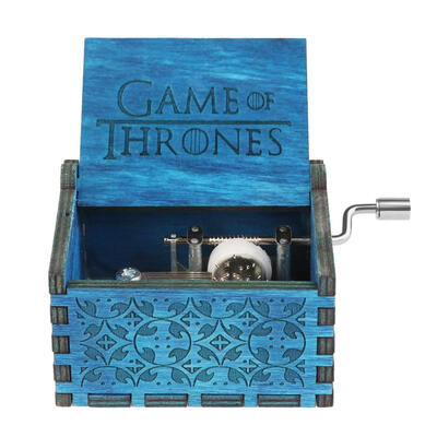

Wooden Hand Crank Music Box TV Series Movie Theme Birthday Holiday Gift