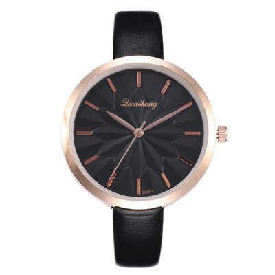 

Flower-Shaped Scale Female Watch In The Dial Simple Relogio Feminino Bussiness Orologio Donna High Quality Clock Cuckoo