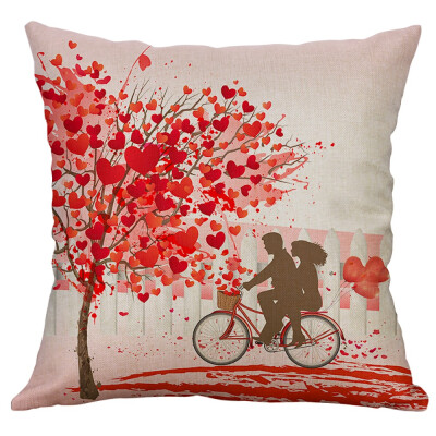 

〖Follure〗Linen Lovers Series Valentines Day Confession Pillow Cover Cushion Cover