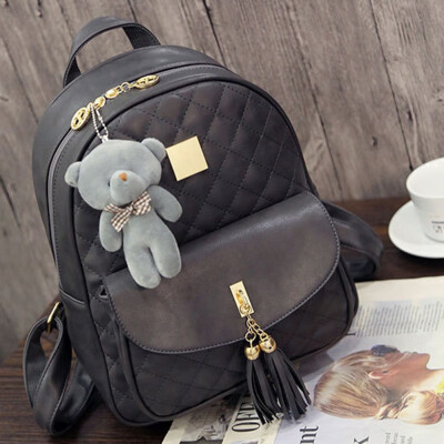 

School BagsWomen Composite Bag Pu Backpack With High Quality