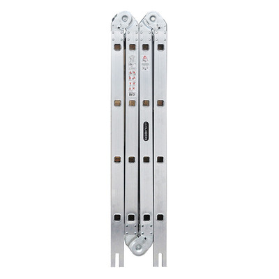 

Ktaxon 125FT 330LB Multi Purpose Step Platform Ladder Aluminum Folding Scaffold Ladder 7 in 1 Extendable Extension Ladder
