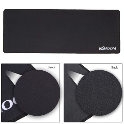 

KKmoon 9003002mm Large Size Plain Black Extended Water-resistant Anti-slip Rubber Speed Gaming Game Mouse Mice Pad Desk Mat