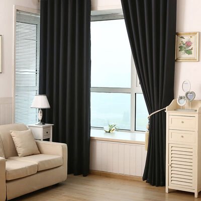 

Pure Color Full Curtain Shade Blackout Thermal Insulated Curtain