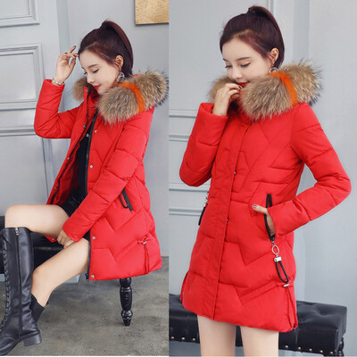 

Roseonmyhand Fashion Women Hooded Solid Winter Windbreaker Long Coat Jacket Overcoat Outwear