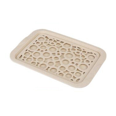 

Kitchen Organizer Double Layer Dish Vegetable Water Tray Drainer Multifunctional Drying Rack Washing Holder Storage Rack