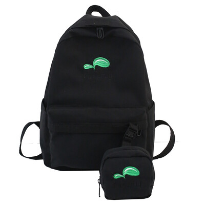 

Korean version of high school students shoulder backpack ins fashion card Baitie Campus Girls University