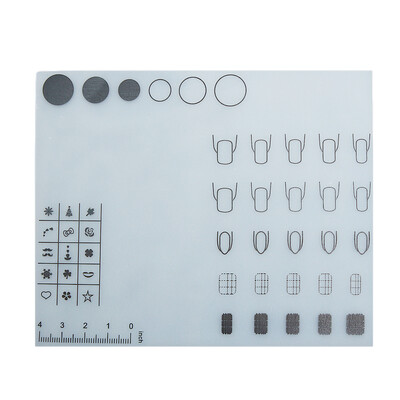 

Mini Silicone Nail Art Table Mat Washable Foldable Pad Manicure Cushion Arm Rest Manicure Tool