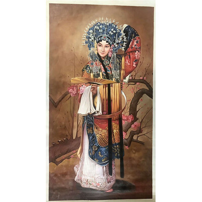 

Ou Ji Oil Painting Beijing Opera Hua Dan 18098