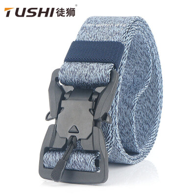 

New trend nylon belt casual mens belt tactical plastic magnet function buckle belt